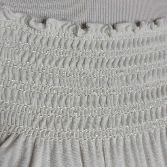 Newport News Off Shoulder Elastic Stretch Tunic Top Size Small - Picture 6 of 11